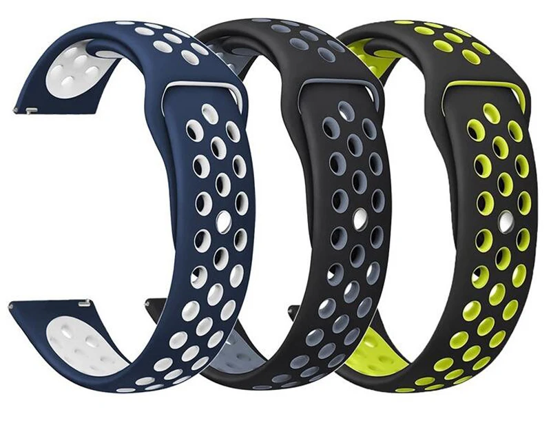Silicone strap for xiaomi huami amazfit bip Watch Band 22mm 20mm Samsung Gear sport S2 s3 Frontier Classic watch band | Наручные часы