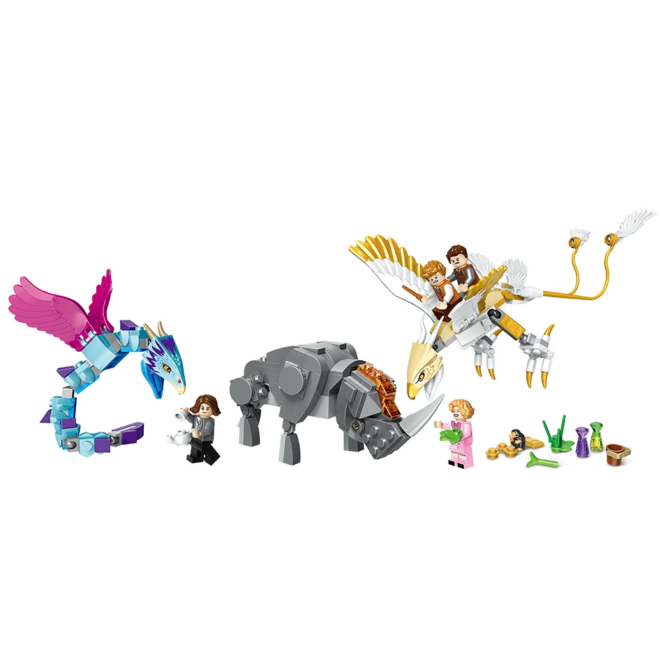 720 шт. небольшие строительные блоки совместимые с Lepinging Фантастические звери