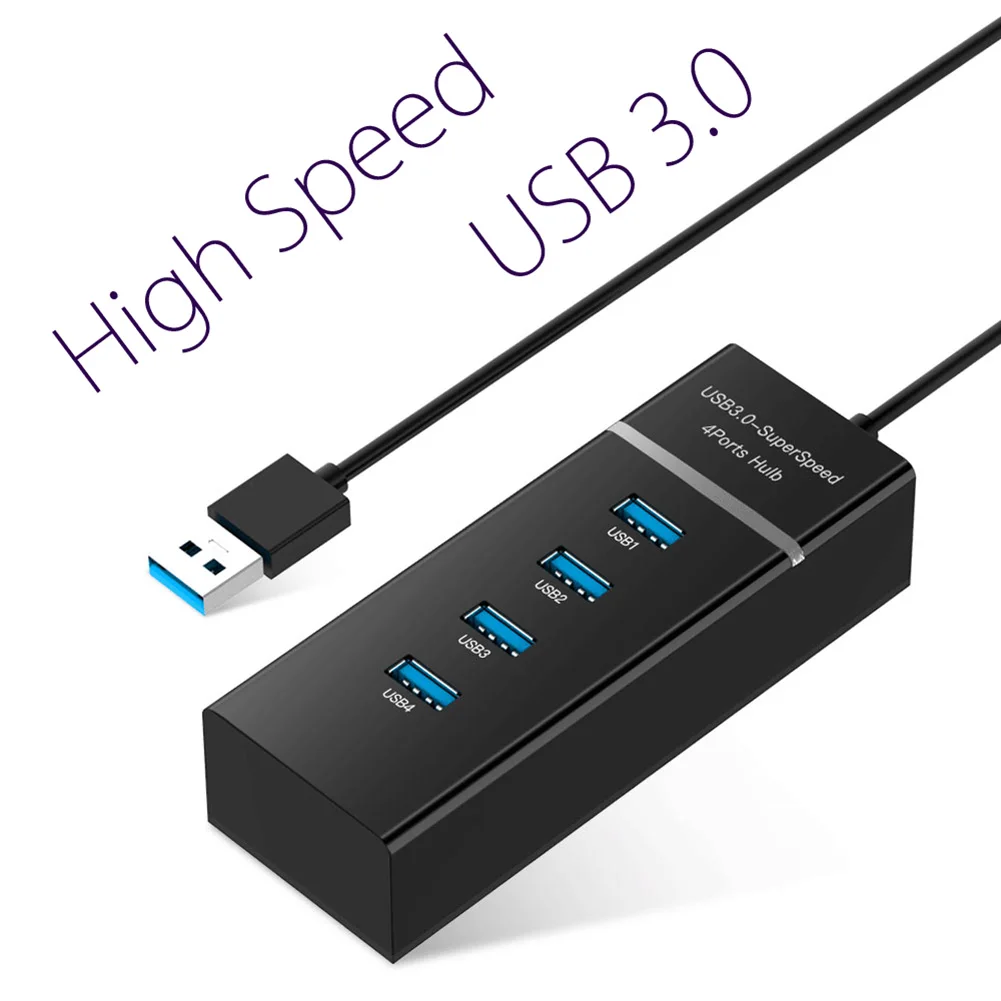 Высокое качество преобразования Портативный сплиттер plug-and-play передачи данных мульти-концентратор компьютер Прочный USB 3,0 на 4 порта