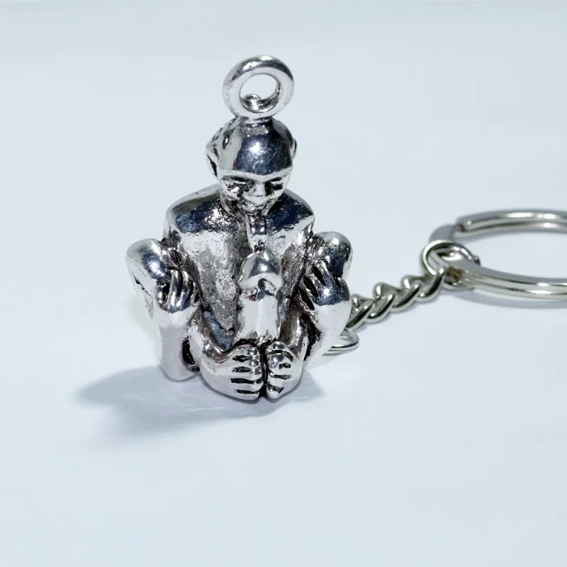 Модный Ретро брелок Веселая Подвеска из сплава кукла автомобильный японская