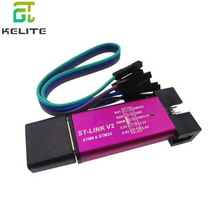 Программатор ST LINK Stlink ST-Link V2 Mini STM8 STM32 5 шт. | Компьютеры и офис