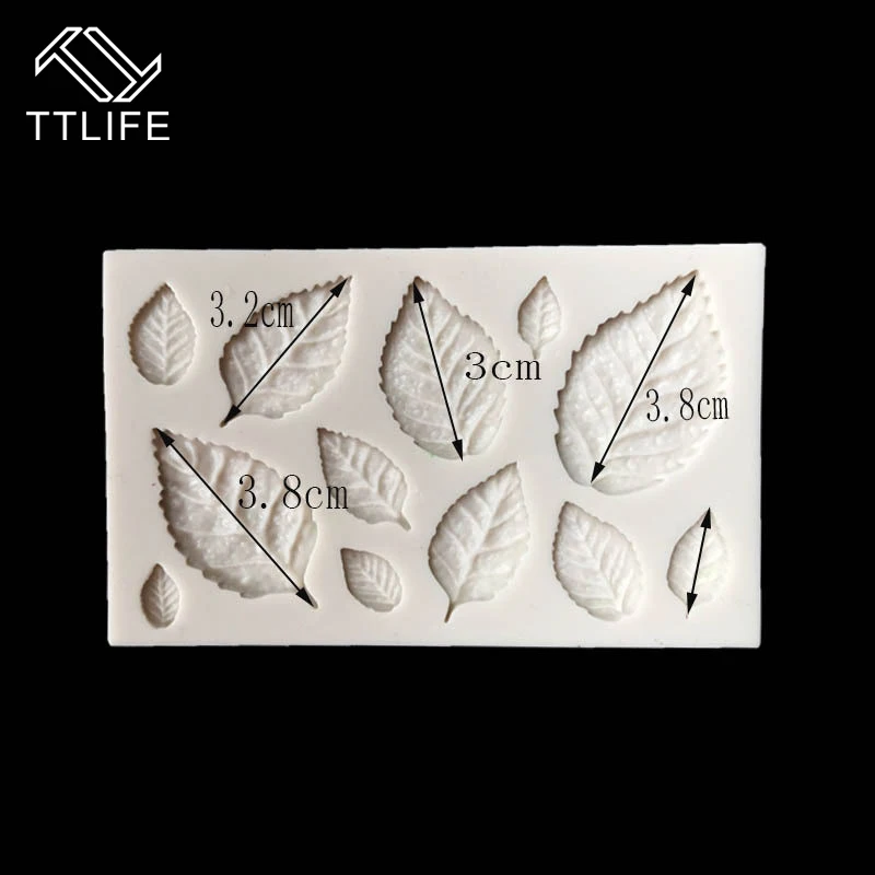Силиконовая форма TTLIFE лист для помадки шоколадного печенья желе печенье посуда