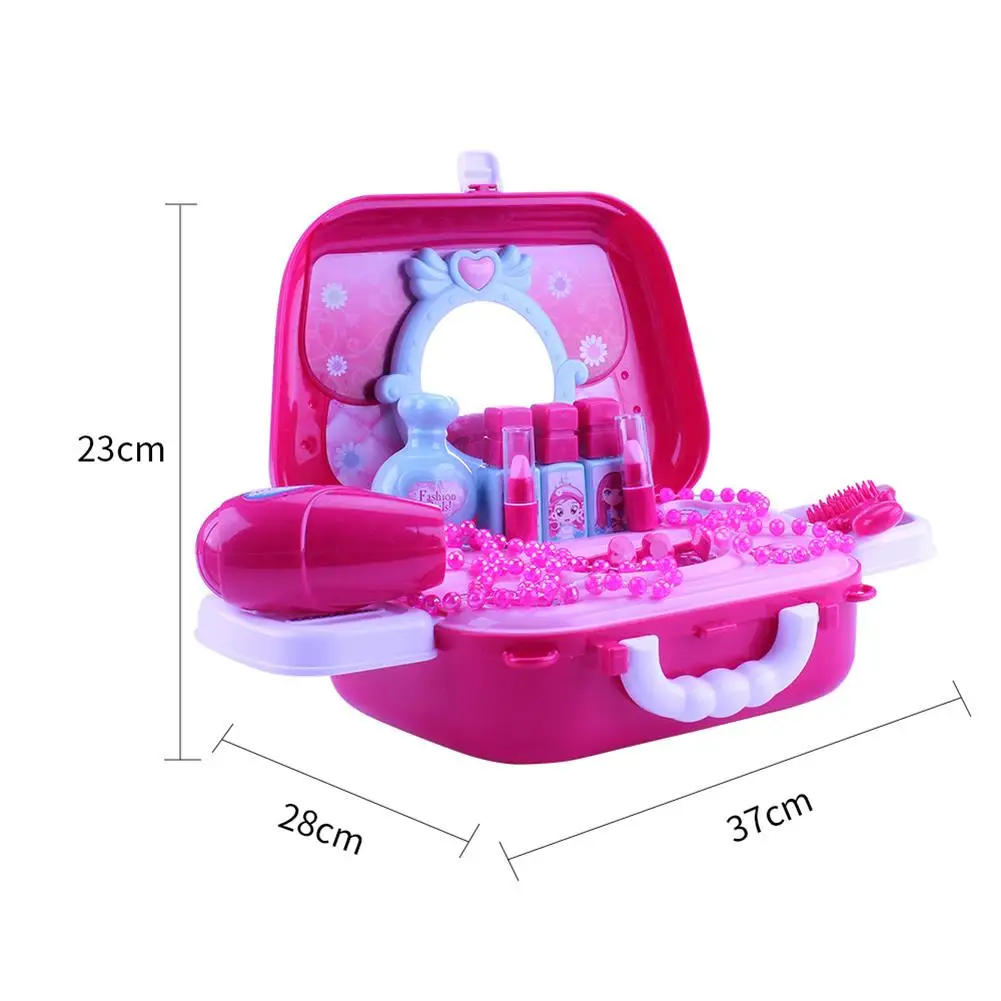 

Simulation Dressing Table Makeup Toy Princess Girls Cosmetics Party Performances Dressing Box Set Gift For Girls