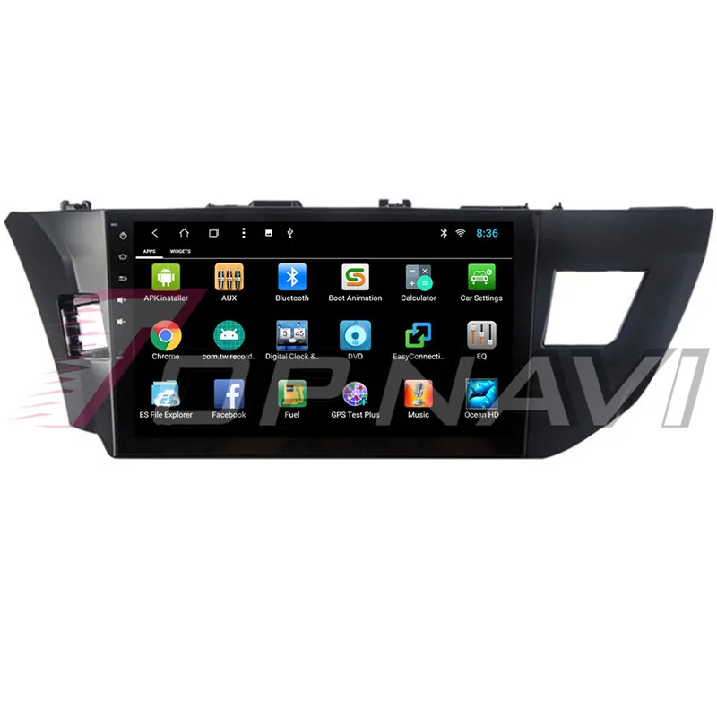 Автомобильный радиоприемник GPS навигация для Toyota Levin 2014 Android 8 1 10 ''Topnavi