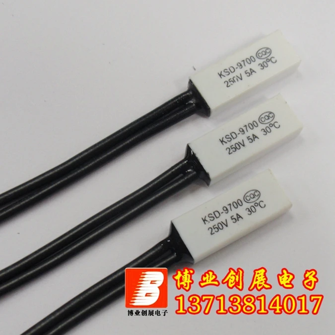 Термозащитный переключатель KSD9700 термопротектор 30 градусов Цельсия нормально