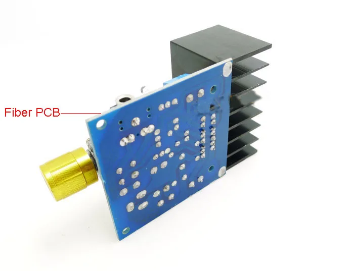 AC/DC12V TDA7297 Rev A Low Noise mini home Power Audio Amplifier Board 2*15W Dual-Channel Digital Stereo high SNR Cooling fin |
