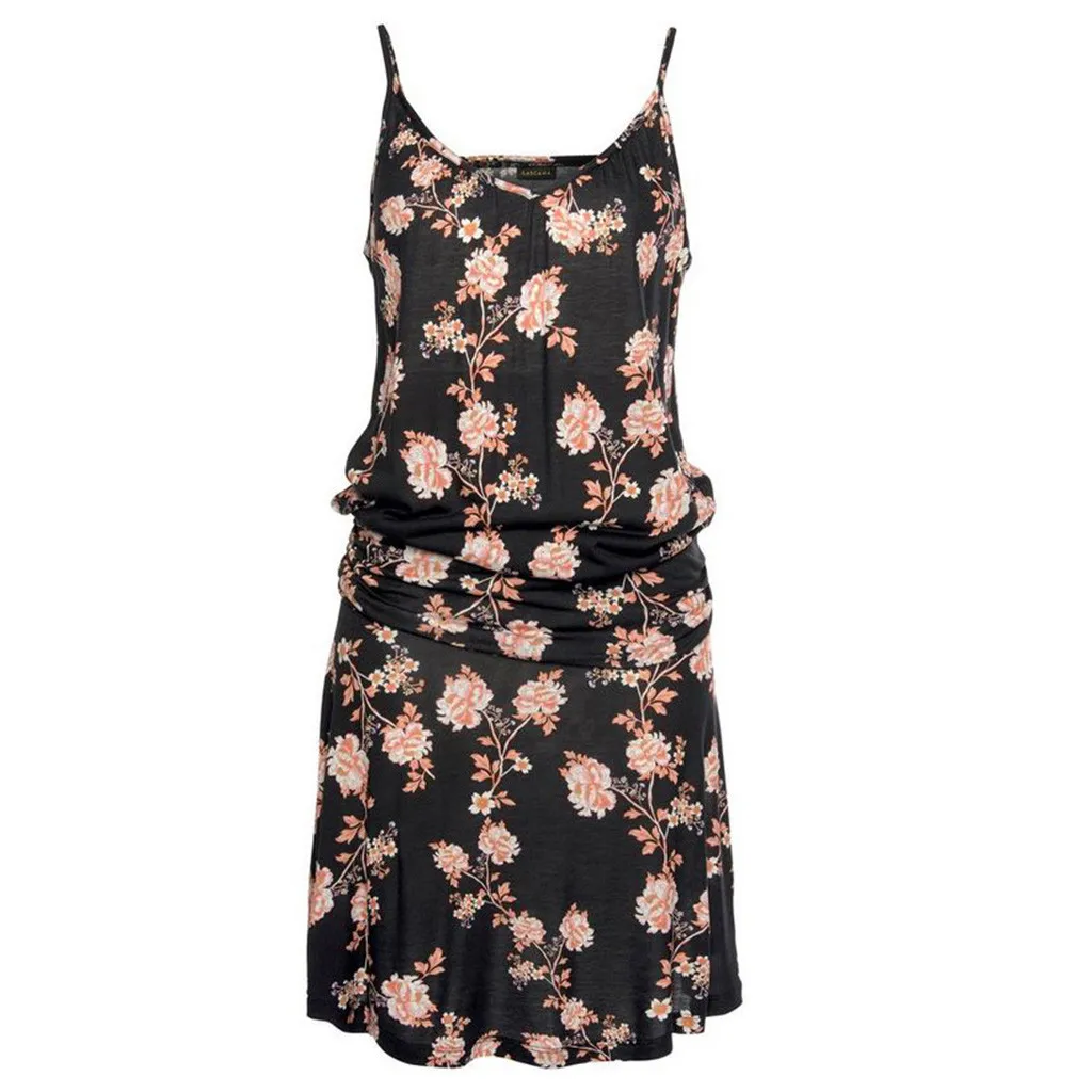 2019 женские повседневные богемные платья без рукавов макси с принтом праздничное