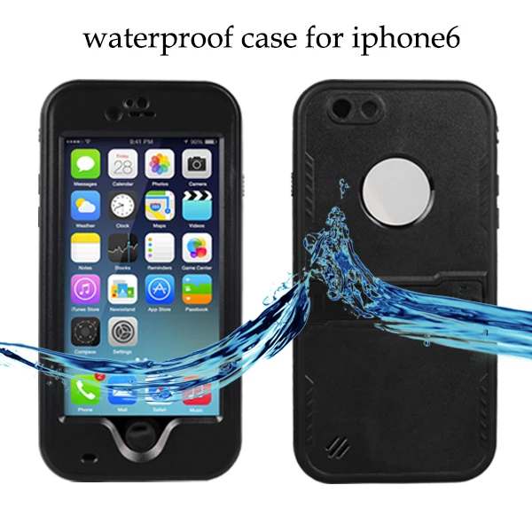 IP68 Водонепроницаемый чехол для iPhone 6 S Элитный бренд 360 Степень защиты Чехол