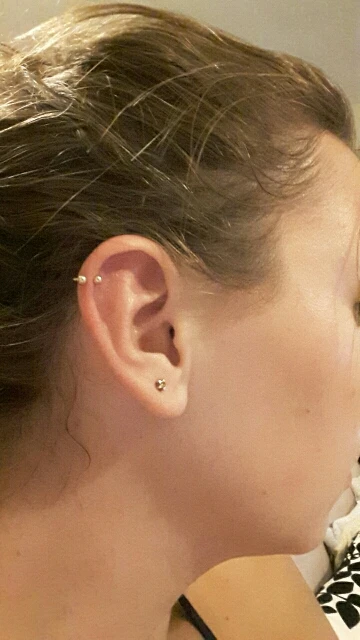 Серьги гвоздики из хирургической нержавеющей стали для пирсинга круглые штанги