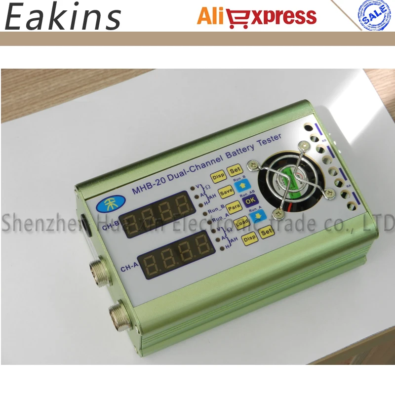 Многофункциональный цифровой двухканальный тестер батареи внутреннего