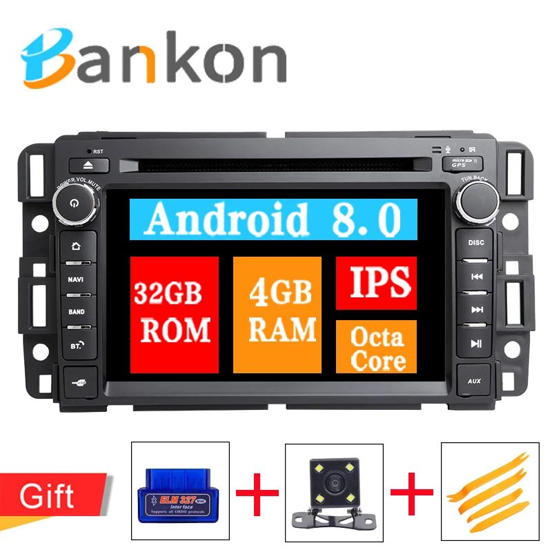 Восьмиядерный Android 8 0 DVD мультимедиа плеер для Chevrolet Tahoe траверс Buick Enclave молоток GMC