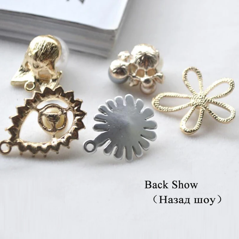 Необычные аксессуары для волос из сплава Цветочная пряжка ретро сплав Пряжка