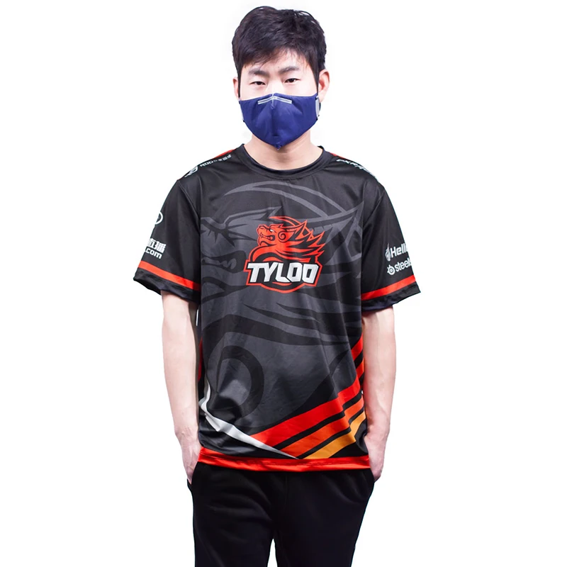 Высокое качество, 1:1 TYLOO, на заказ, ID футболка, футболка для фанатов, для мужчин и женщин, с круглым вырезом, футболки с коротким рукавом, на заказ, футболка, Homme