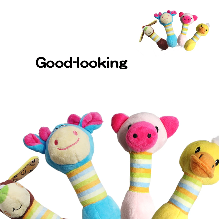 17 см милый щенок Honking Squirre игрушки для собак Жевательная пищалка животные плюшевые звуковые игрушки для собак кошка Жевательная пищалка игрушка