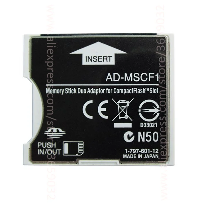 Адаптер для карты памяти Duo к CF MS SLR камеры 1 набор карт type II адаптер sony Compact Flash Slot AD
