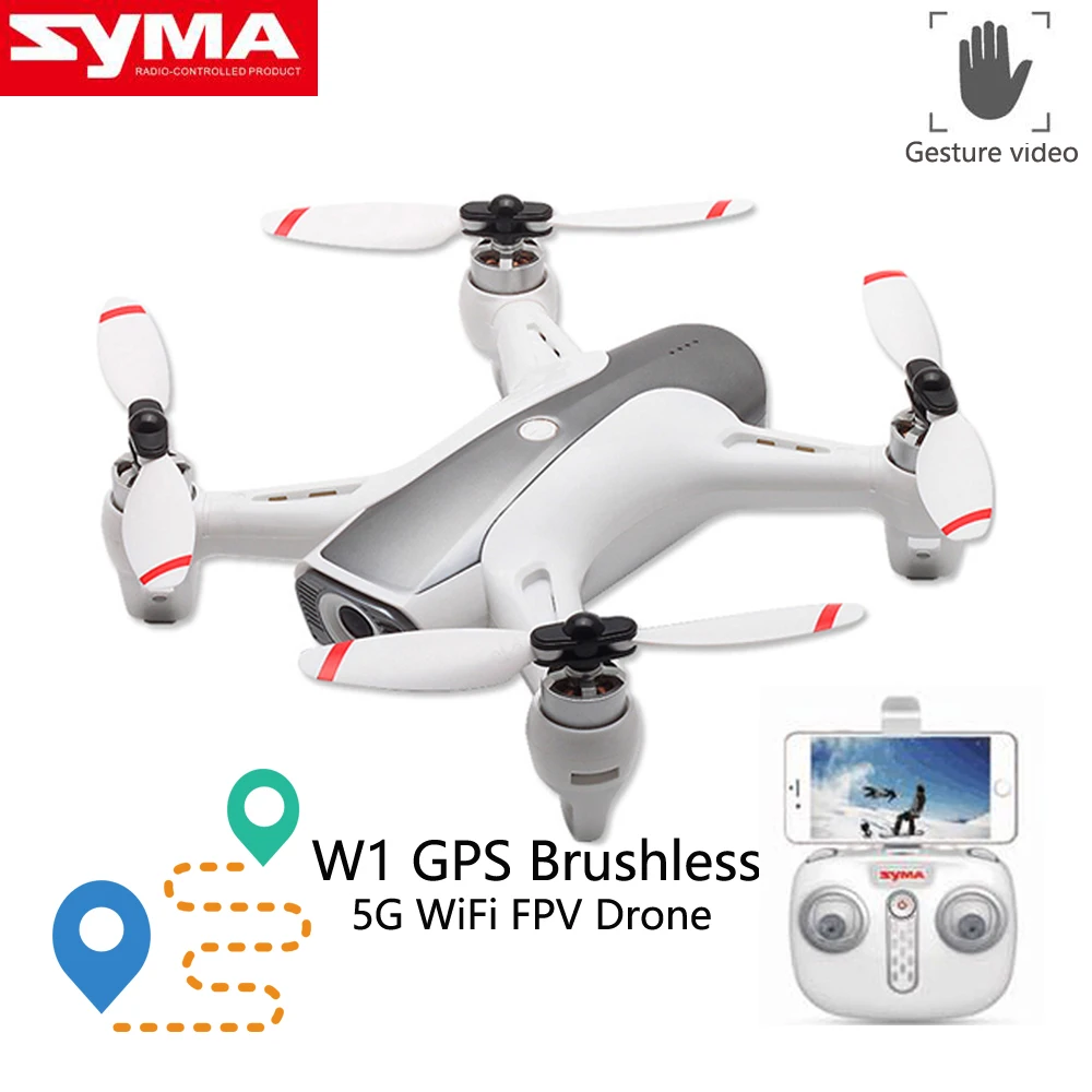 Gps Складная рукоятка FPV с камерой 1080p Радиоуправляемый Дрон Квадрокоптер RTF