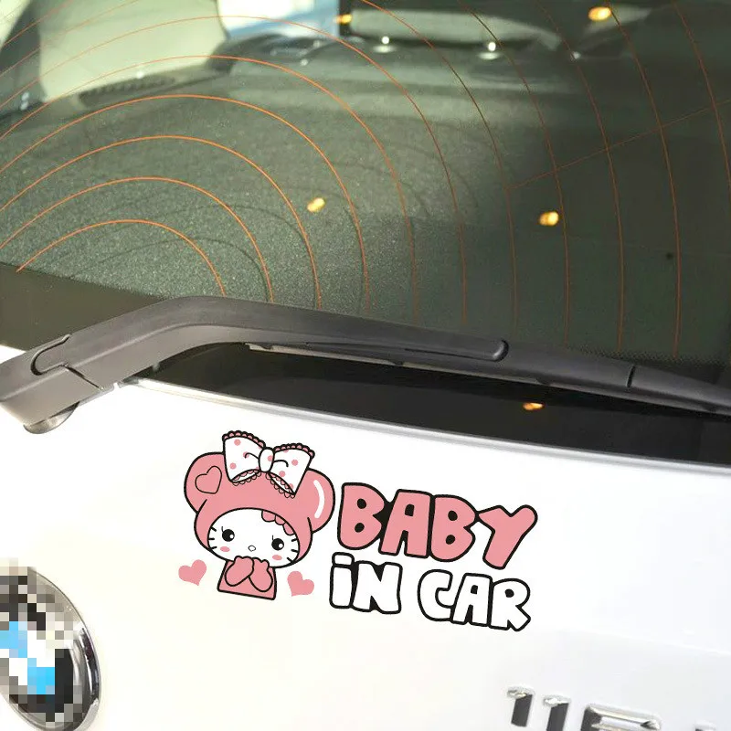 Автомобильная наклейка Melody Baby аксессуары для Ford Focus Vw Skoda Polo Bmw Audi Opel Toyota Kia Peugeot