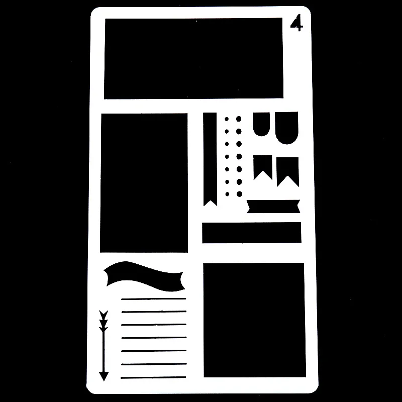 DIY Scrapbooking Water Droplets Stamp Label Embossing Drawing Spray Template Arts Crafts Digital Plastic Folders | Дом и сад