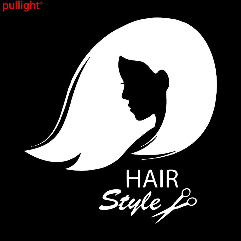 Classic Creative Hair Girl Stylist Beauty Tanning Salon Car Truck Window Vinyl Decal Sticker | Автомобили и мотоциклы