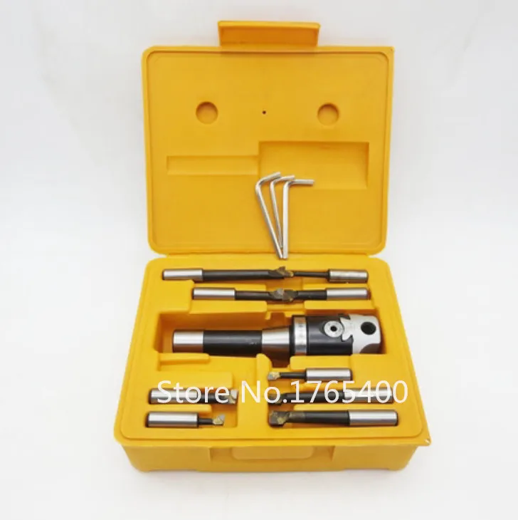 R8 M12 Arbor F1 -12 50mm boring head and 9pcs 12mm bars set | Инструменты