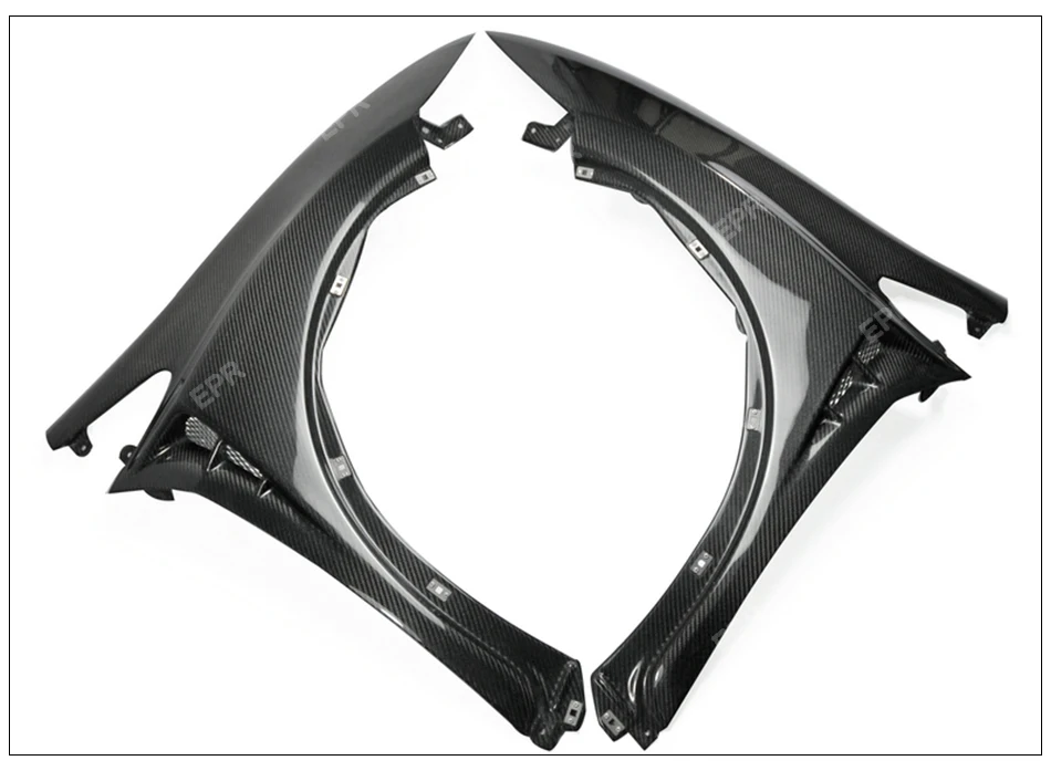Углеродные крылья для Honda Civic(2006-2011) FN FK FN2 Тип R Mugen стиль углеродное волокно вентилируемый переднее крыло обвес обшивка гоночный
