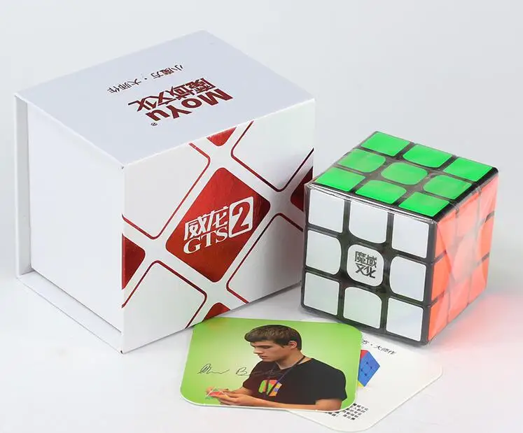 Cuber speed Magic moyu weilong gts2 скоростной куб 3x3x3 Профессиональные развивающие пазлы и gts 2 игрушки для детей