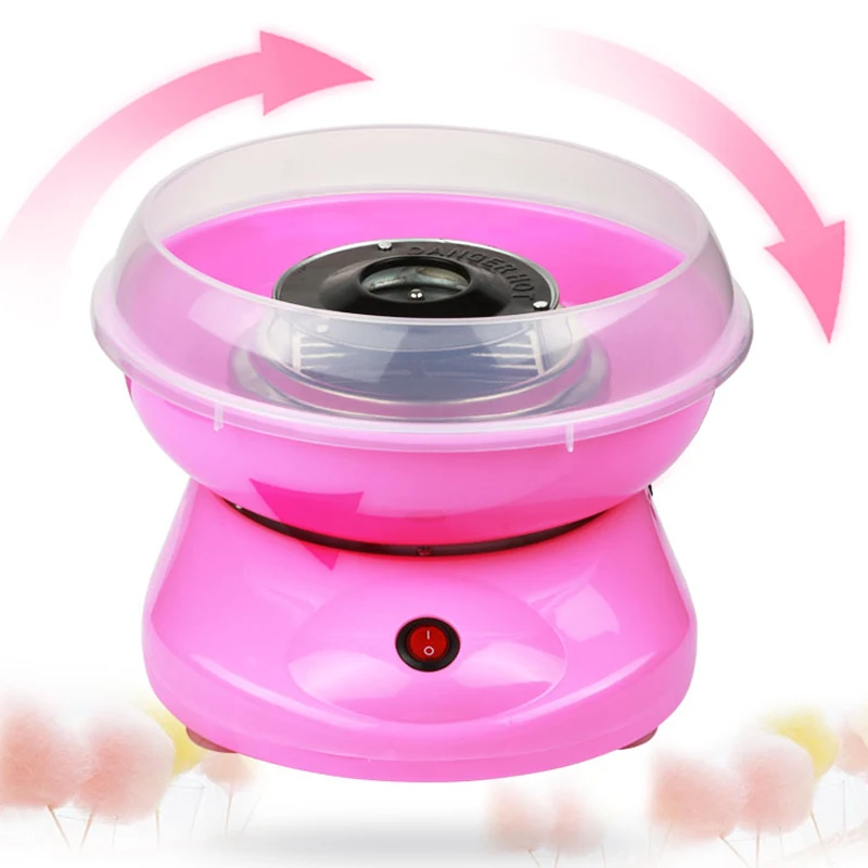 

110V Electric DIY Household Cotton Candy Maker Food Grade Mini Portable Cotton Suager Machine For Children Gift