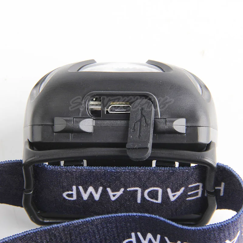 USB перезаряжаемая светодиодная фара фонарик Спортивная ходовая для наружной