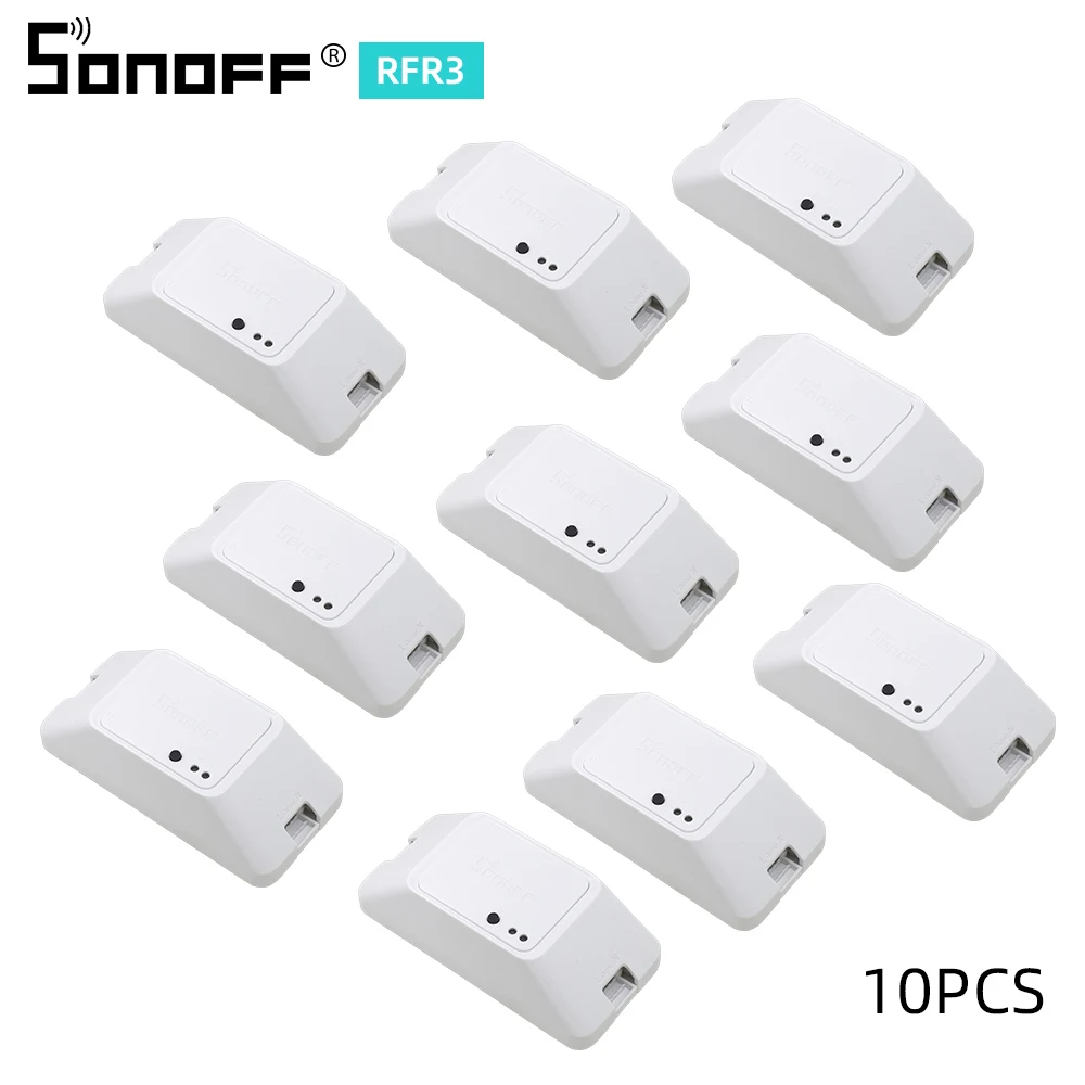 2/3/4/5/8/10 шт. SONOFF RF R3 светильник переключатель сделай сам Беспроводной WI FI 433 МГц