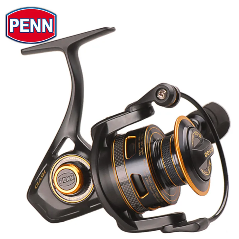 

Original PENN Clash CLA 2000-8000 Spinning Reel 8+1BB Full Metal Body HT-100 Drag System CNC Gear Bass Saltwater Fishing Reels