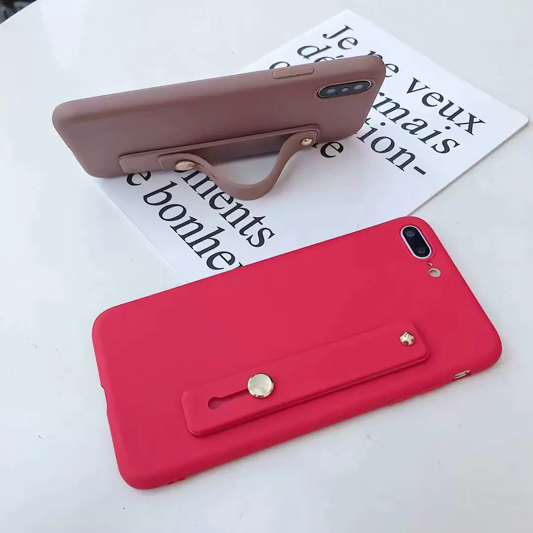 Wrist Strap Hand Band silicone case for xiaomi redmi note 7 6 pro 5 plus 6a 5a prime y3 mi 9 8 a2 lite se a1 5x stand back cover |