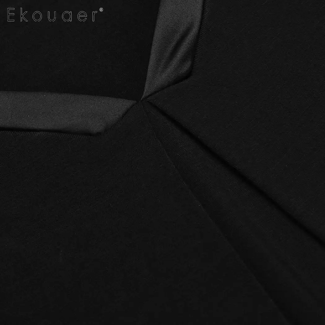 Ekouaer женское свободное Ночное платье ночные рубашки для кормящих грудью ночная