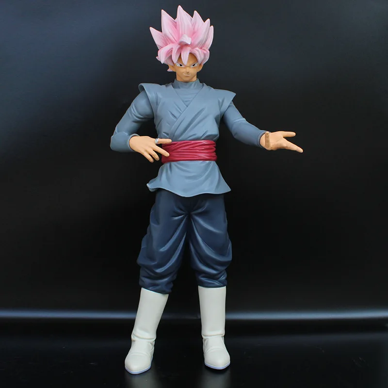 [Funny] Большой размер 45 см Dragon Ball Супер Saiyan Goku черный ПВХ фигурка Сон Гоку статуя Коллекция Модель игрушки Детский подарок