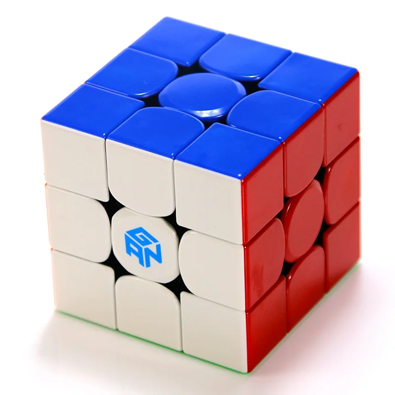 GAN 356 R Stickerless 3x3x3 speed Magic Cube Contest Twist Puzzle Toy 3D IQ Game Fancy кубический мозг тизер 56 мм ультра-Гладкий подарок