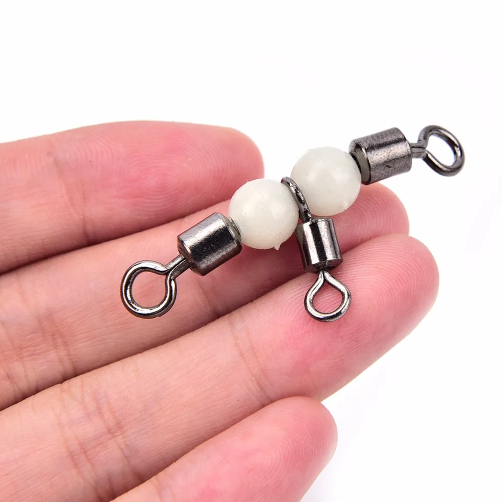 Новые прочные люминесцентные рыболовные Вертлюги вертлюги морские аксессуары