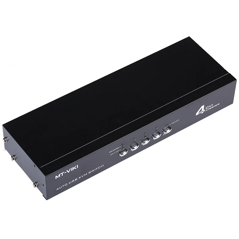 MT-VIKI maituo 4 Порты и разъёмы Quad DVI kvm-переключатель с аудио USB Мыши клавиатура Авто