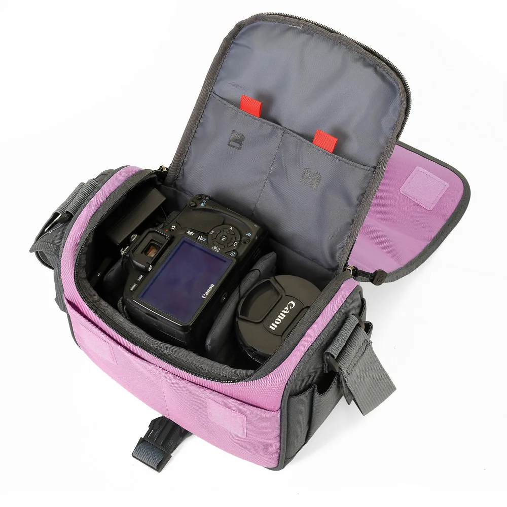 BAGSMART брендовая сумка для камеры для фотографии видео обмен объектив дорожная сумка DSLR камера сумка для камеры чехол для Canon Nikon