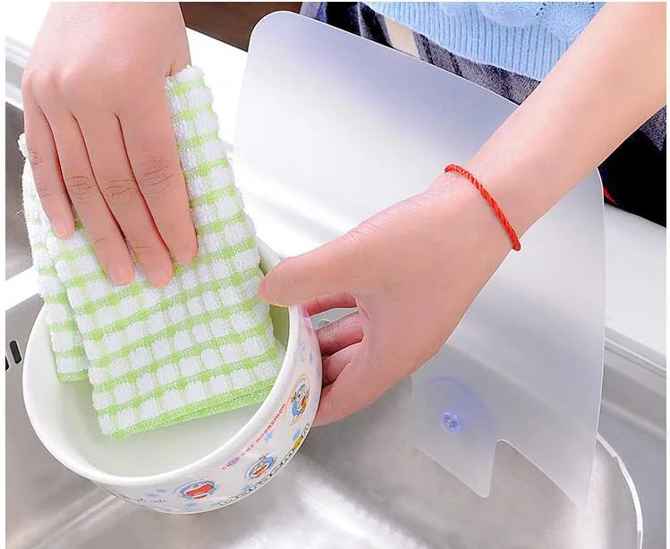 Смеситель для раковины в японском стиле мытья ПВХ|splatter screen|baffle platesplash kitchen |