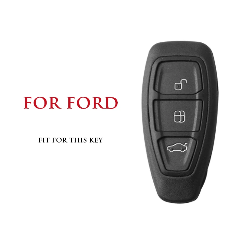 Кожаный чехол для автомобильного ключа GPFORTYSIX Ford Mondeo Mk4 Focus 2 3 4 St Kuga Fiesta Fusion Ecosport 2012