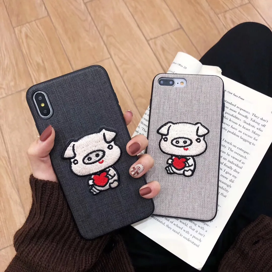 Чехол для iphone 6s в китайском стиле с вышивкой милый чехол 6 7 8 plus и x xr xs |
