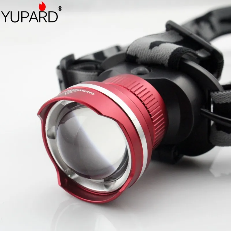 YUPARD XML XM L2 LED T6 водонепроницаемый зум фара Фокус передний свет светодиодный 3