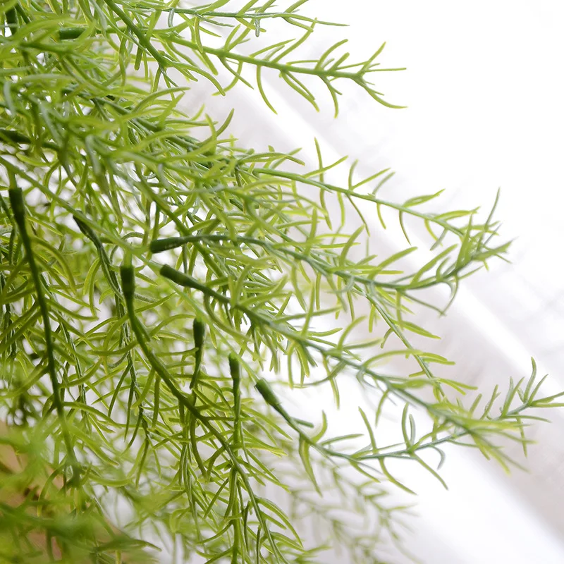 Denisfen Plastic Flowers Wall Hanging Plant Artificial Pine Needles for Home Balcony Decoration Basket Accessories Flower AFP233 | Дом и сад