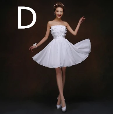 D IVORY modest chiffon short v neck bridesmaid elegant bridemaid teen bridesmaids dress party dresses champagne wedding guest H4236 - Цвет: D IVORY