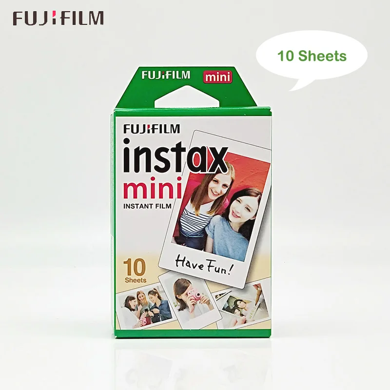 10sheets 10-100 листов Fujifilm Instax Mini белая пленка мгновенная фотобумага для Instax Mini 9 8 7s 90 70 25 камера SP-2 SP1 Liplay принтер - Цвет: 10sheets