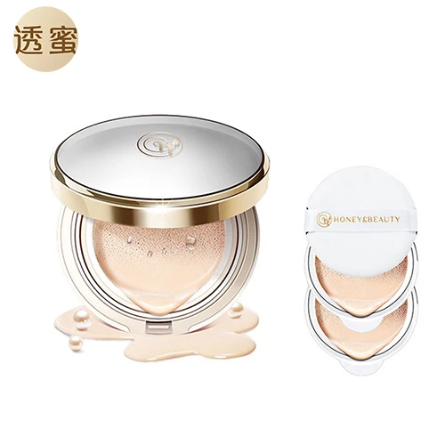 Brightening Естественная воздушная Подушка BB CC крем консилер изоляция увлажняющий тональный крем отбеливающий макияж голый для лица красота макияж - Цвет: Brightening