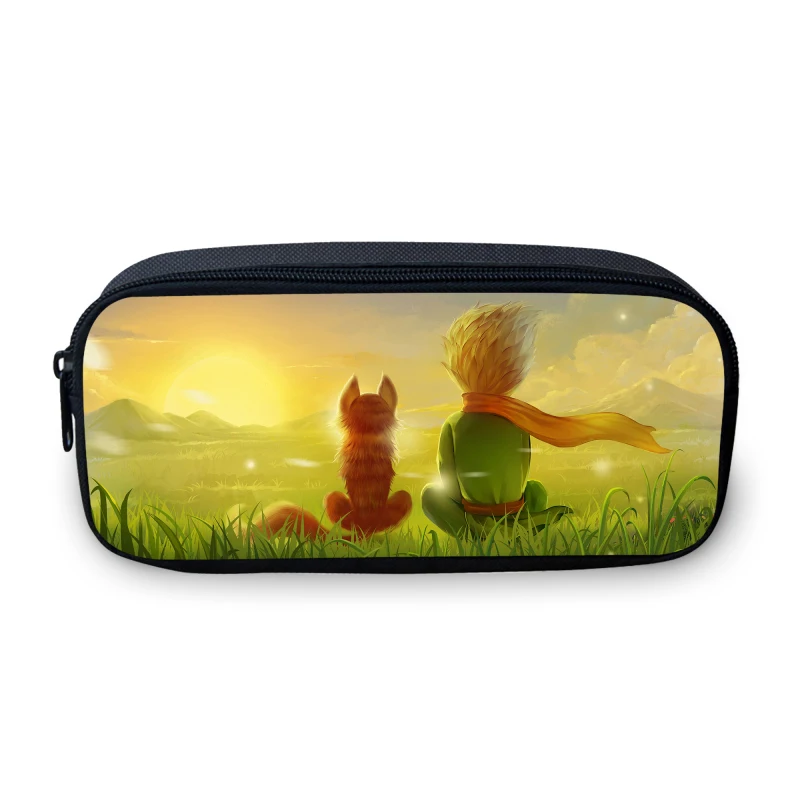 

VEEVANV The Little Prince Printing Girls Pencil Case Children School Coin Purse Change Bag Travel Makeup Case Organizer Wallets