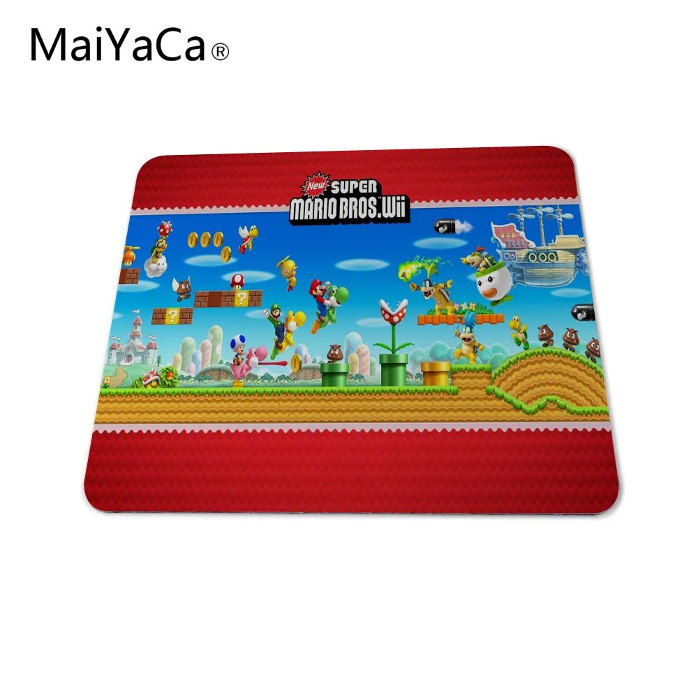 MaiYaCa Супер Марио bros wii Коврик для компьютерной мыши amer Коврик Для Мыши игровые коврики