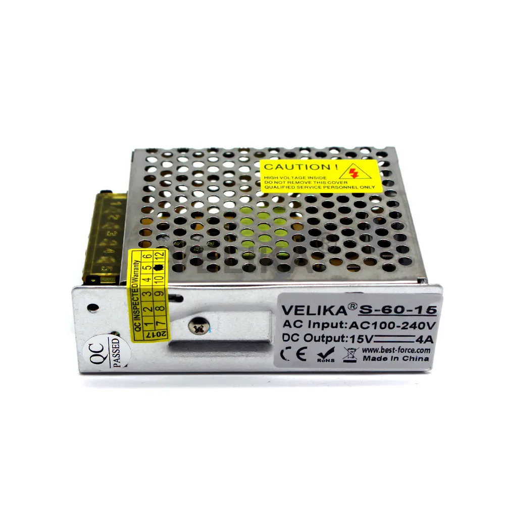 Новое поступление DC15V 4A 60 Вт импульсный переключатель источник питания