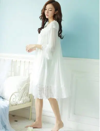 Ночная сорочка женская хлопковая брендовая одежда для сна ночная рубашка