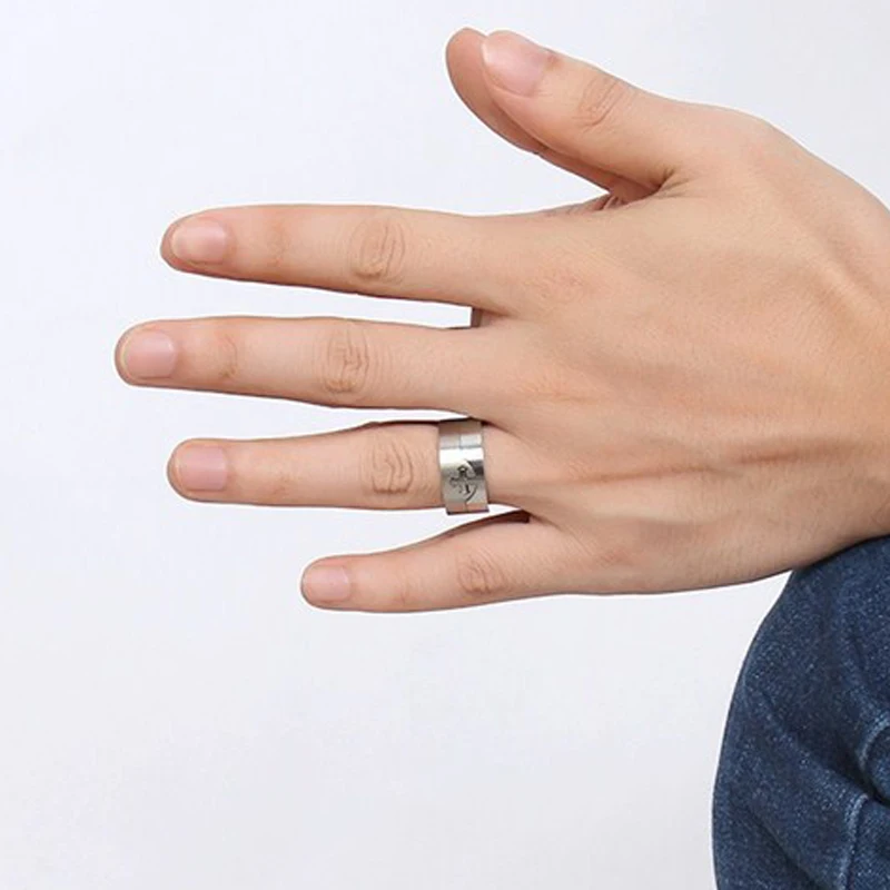 Splicing Combination Stainless Steel Separable Cross Ring Men's Fashion Jewelry Jesus Crucifix Casual Remove Design Accessories |
